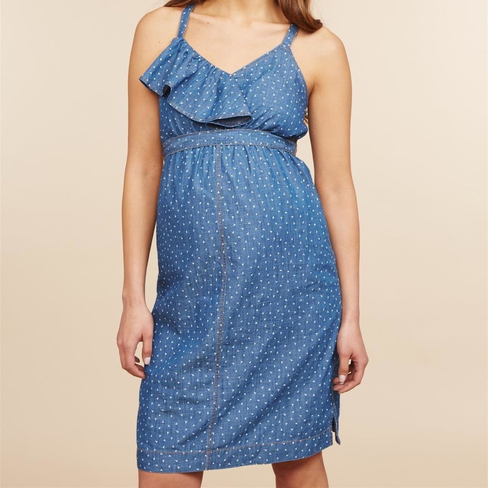 Motherhood Maternity - Ruffle Front Dress